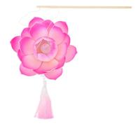 DOITOOL Luminous Lotus Lamp Portable Lotus Lamp for Photo Props and Chinese Lanterns Occasions