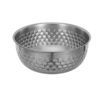 DOITOOL Luxury Hammered Stainless Steel Dog Feeding Bowl with Scratch Resistant and Slip-resistant Features, Deep Wide Curved Edge Design for Puppies and Dogs in Pet Feeding Area