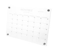 DOITOOL Magnetic Erasable to Do List Planner Board Transparent Acrylic Schedule Board for Home Office Small Dry Erase Magnetic Planning for Fridge Reminders