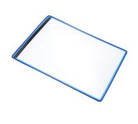 DOITOOL Magnetic File Holder Pocket Blue Spacious Document Organizer for Office Classroom Home Quick Attachment to Metal Surfaces Magnetic Storage for Papers and Dry Erase Markers
