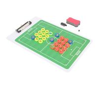 DOITOOL Magnetic Football Tactical Board PVC Soccer Coaching Board with Clip for Football Training and Match Strategy Planning Random Color