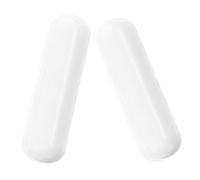DOITOOL Magnetic Stirrer Bar Laboratory Stir Bar 2pcs PTFE White for Scientific Research and Various Mixing Needs