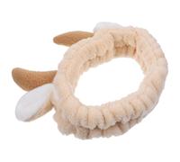 DOITOOL Makeup Headband Horn Decorative Soft Flannel Hair Accessory for Skincare Spa and Shower Use 7.9X3.9X1.8 Inches
