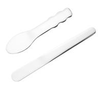 DOITOOL Makeup Spatulas Reliable Small Face Sculpting Tool for Skincare Stainless Steel 2pcs with Wear-resistant Compact Portable Style for Female Friends and Girlfriend