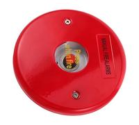 DOITOOL Manual Fire Bell: Metal Push Alarm Bell - Stainless Steel Loud Alert for Church Fire Station & Industrial Facilities - Wall-mounted Manual Alarm Switch