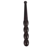 DOITOOL Manual Wood Acupuncture Point Pen, Black Lightweight Body Massager, Smooth Stick for Foot, Hand and Facial Acupressure, Household Use
