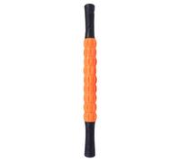 DOITOOL Manual Yoga Massage Stick for Muscle Relaxation and Improved, Orange Plastic Sports Roller for Physical Therapy and Exercise, Suitable for Men and Women