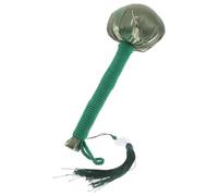 DOITOOL Massage Hammer Chinese Manual Back Massager Wooden Body Massager with Cotton Cloth Cover Green for Deep Muscle Massage and Convenient Home Use
