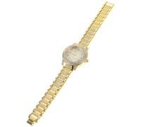 DOITOOL Men's Golden Metal Quartz Wristwatch with Roman Numerals, Accurate Time Keeping and Portable Design, Delicate Appearance Suitable for Businessmen