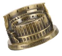 DOITOOL Metal Roman Colosseum Model Figurine Delicate Craftsmanship and Well-shaped Design, Simple and Elegant Ancient Rome Architecture Decor for Living Room Or Dating