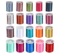 DOITOOL Metallic Embroidery Thread Set with Metallic Yarn Manual Sewing Thread Each Pack Contains Random Color for Needlework Crafts and Embroidery