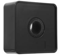 DOITOOL Microphone Mark Square Abs Black Mic Logo Flag for Professional Interview Use, Interviewers and Reporters