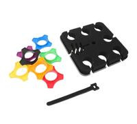 DOITOOL Microphone Rack Desk Mic Stand Tray Holder for Multiple Microphones Tabletop Mic Stand Clamp Organizer for Studio Use