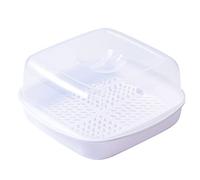 DOITOOL Microwave Steamer Box 9 Inch Collapsible Vegetable and Meat Food Steamer for Healthy Cooking and Dim Sum Preparation