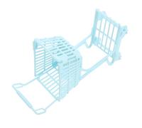 DOITOOL Mini Shopping Cart for Handle Realistic Supermarket Shopping Basket for Pretend Play and Storage Compact and Portable Trolley for Social Skills Development and Organization