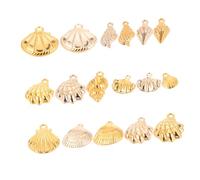 DOITOOL Mixed Seashell Jewelry Pendant Charms Sea Creatures Charms for DIY Jewelry Making for Bracelets Keychains and Handcrafts Approximately