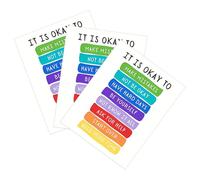 DOITOOL Motivational Classroom Posters Set 3 Sheets Inspirational Wall Decor Paper Posters Motivational Quotes for School and Office Decoration