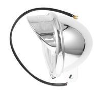 DOITOOL Motorcycle LED Fog Lights Silver Abs Retro-style Fog Lamp for Motorbike Easy Installation Enhance Visibility Vintage Charm Auxiliary Front Headlight