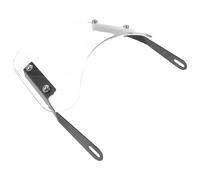 DOITOOL Motorcycle Windscreen Universal Abs White View Front Baffle for Motorcycle Modification Cg125 Retro Windshield Cover