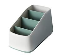 DOITOOL Multi-Grid Remote Control Storage Box 7.09X3.94X3.90In Plastic Desk Organizer for Tv Remotes Cosmetics Office and Home Use with Smooth Surface
