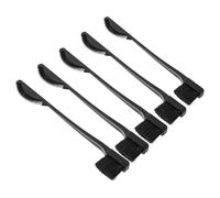 DOITOOL Multipurpose Makeup Tool Black Pp Material for Eyebrow Shaping and Lash Separation Double-ended Eyebrow Brush Set 5pcs with Dual Head Design for Professional and Casual Users