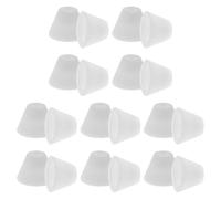DOITOOL Nail Drill Bit Dust Covers with Wear Resistance and Easy Installation 20pcs Silicone Caps for Manicure Pen, for Household and Manicure Salon Use