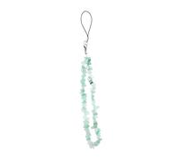 DOITOOL Natural Crystal Phone Lanyard for Men and Women DIY Beaded Charm Wrist Strap Anti-skid Mobile Phone Chain Accessory Multi-functional Gemstone Design