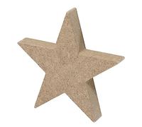 DOITOOL Natural Pine Wooden Alphabet Letters Plaque with Star Symbol for Nursery Literacy Education Wall Decoration Home and Wedding Party Density Board Craft