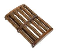 DOITOOL Natural Wood Foot Massage Roller Manual Operation for Deep Tissue Massage, Portable Solid Wooden Foot Massager Roller for Travel and Office Use
