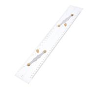 DOITOOL Nautical Mapping Ruler Chart Parallel Rulers Navigation High-precision Drafting Tool Stainless Steel Transparent