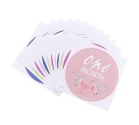 DOITOOL Newborn Sign Baby Mile Cards Month Sticker Set for Baby Photos Infant Month Decal Reusable Non-toxic Paper