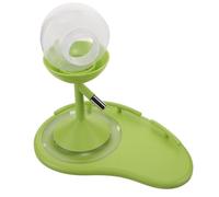 DOITOOL No-Drip Small Pet Water Bottle with Weighted Base, Adjustable Animal Drinking Feeder for Hamsters, Rabbits, Squirrels and Hedgehogs, Mini Cage Water Dispenser in Matcha Green