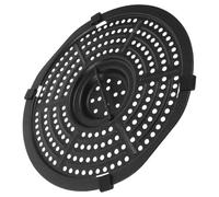 DOITOOL Nonstick 18Cm Air Fryer Replacement Grill Pan with 4 Corner Guards, French Fries Crisper Tray and BBQ Pizza Cooking Plate for Air Fryer Basket Accessories