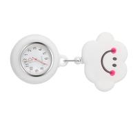 DOITOOL Nurse Fob Watch Retractable Clip Quartz Cartoon Cloud Pocket Watch for Nursing Staff and Clinical Environments