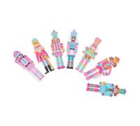 DOITOOL Nutcracker DIY Iron-on or Sew-on Embellishment Embroidered Appliqué Patch 7pcs Christmas with Hot Melt Adhesive Eye-catching Polyester Soldier for Backpacks and Dress Pants