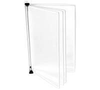 DOITOOL Office Wall Organizer: Wall Reference System Document Display Board Double Sided - 5 Display Panels with Easy Access 10 Pockets for Public Places and Workspace Use