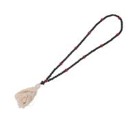 DOITOOL Orthodox Prayer Rope with 110 Wooden Beads, Braided Christian Cross Ornament Featuring Tassel and Cross Pendant, Reliable and Resisting Slipping, for Home and Church Worship