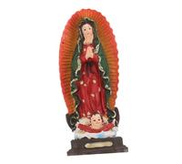 DOITOOL Our Lady of Grace Resin Statue Mary Figurine Catholic Home Decor for Living Bedroom Garden Tabletop Religious Ornament Sculpture