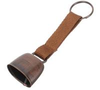 DOITOOL Outdoor Hiking Alert Bell for Pigs and Sheep Sturdy Copper and Polyester Bear Bell with Vintage Handmade Craftsmanship for Outdoor Sports and Camping