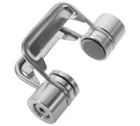 DOITOOL Outdoor Lantern Clamp for Desk Edges and Wooden Boards, Silver | Stainless Steel Build, Single Handed Quick Release Setup, Modular Lighting Expansion for Tents and Camping