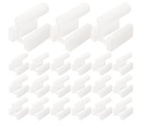 DOITOOL Outlet Covers 100pcs 3 Prong Plug Cover Plastic Socket Covers Electrical Protector Safety Caps for Electrical Outlets Easy Install Outlet Plug Covers