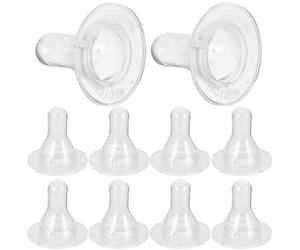 DOITOOL Pack of 10 Lamb Milk Drinking Thick Durable Food Teat Set for Livestock Feeding Easy to Clean and Install for Lambs Sheep and Goats on the