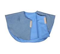 DOITOOL Parrot Training Shoulder Cover 22.4x13.4 Inch Blue-grey Anti-scratch Bird Clothes Protector with Washable Diaper Cape for Pet Bird Outings