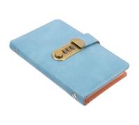 DOITOOL Password Book with Combination Lock Money Book Safe 6.88x4.32in Pu Hardcover Alloy Efficient Money Management Simple Fashionable Look Travel Commuting