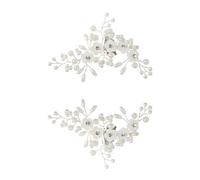 DOITOOL Pearl Shoe Buckles 3D Flower Embellishments for Women’S Wedding Pumps Flats Sandals High Heels and Boots