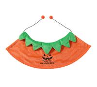 DOITOOL Pet Cloak for Cosplay Parties and Winter Travel Halloween Warm and Comfortable Orange Short Plush Dog Cape, Easy to Wear and Take for Small and Medium Dogs
