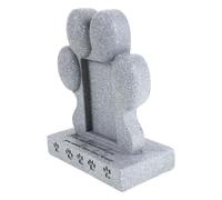 DOITOOL Pet Memorial Tombstone for Lost Cats and Dogs Custom Garden Grave Markers Pet Memorial Stones for Outdoor Burial