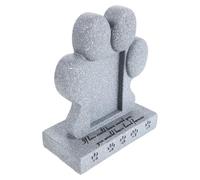 DOITOOL Pet Memorial Tombstone Grave Marker Stone for Dogs Cats Outdoor Garden Decoration Remembrance Ornament
