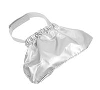 DOITOOL Pet Shower Hat for Cats and Dogs Satin and EVA Ear Covers Bath Cap Comfortable Kitten Bath Cap to Protect Ears From Water and Stylish Pet Bathing Accessory Silver S