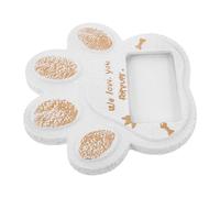 DOITOOL Pet Souvenirs Grave Marker for Dog Weatherproof Pet Memorial Tombstone for Garden Burial Stone Plaque